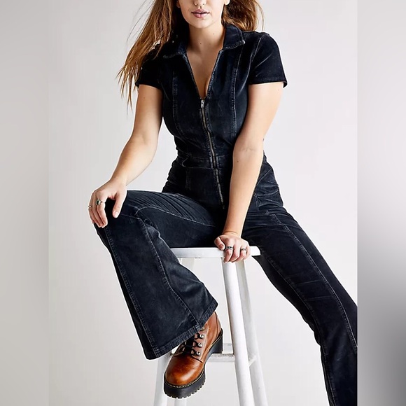 Free People Pants - FREE PEOPLE CRVY CORD JUMPSUIT